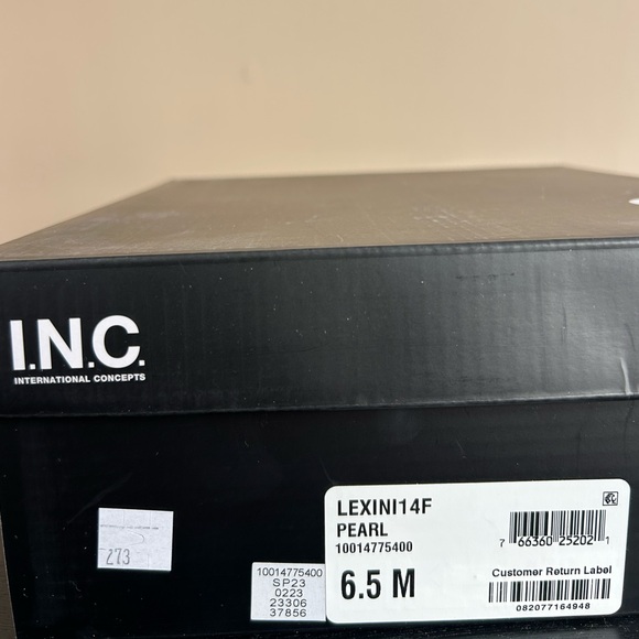 INC International Concepts Pearl Embellished Heels - Picture 6 of 6